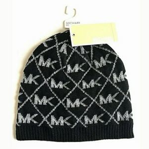 🆕️MICHAEL Michael Kors Diamond Metallic Beanie